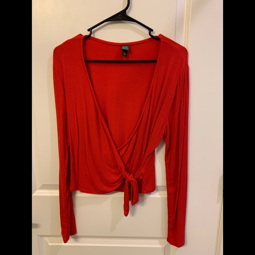 Wild Fable Red Crop Top - Size Large